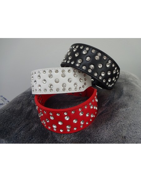 Hundehalsband Strass/Breit